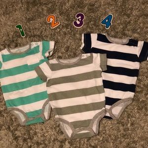 Boys Clothing Stripped Onesies